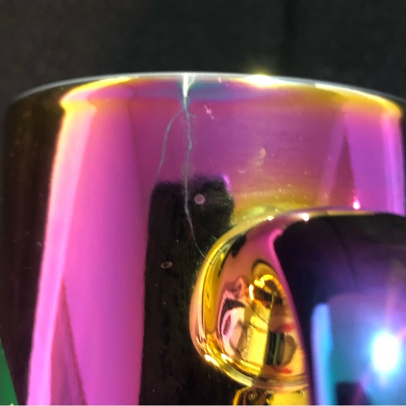 STARBUCKS COFFEE MUG 16oz Rainbow Holographic Iridescent Oil Slick 2022 Holiday - Picture 11 of 11